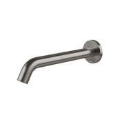 Phoenix Vivid MKII Wall Basin / Bath Outlet 240mm Curved Brushed Carbon – Lead Free