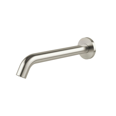 Phoenix Vivid MKII Wall Basin / Bath Outlet 240mm Curved Brushed Nickel – Lead Free