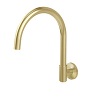 Phoenix Vivid MKII Wall Sink Outlet 200mm Gooseneck Brushed Gold – Lead Free