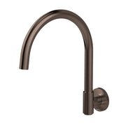 Phoenix Vivid MKII Wall Sink Outlet 200mm Gooseneck Brushed Bronze – Lead Free