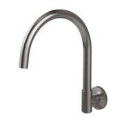 Phoenix Vivid MKII Wall Sink Outlet 200mm Gooseneck Brushed Carbon – Lead Free