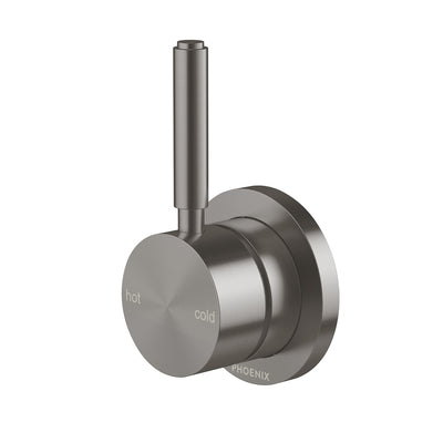 Phoenix Vivid MKII SwitchMix Shower / Wall Mixer Pin Up (Complete Kit) Brushed Carbon – Lead Free