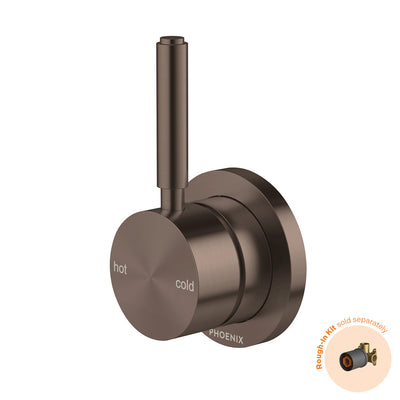 Phoenix Vivid MKII SwitchMix Shower / Wall Mixer Pin Up (Fit-Off Kit Only) Brushed Bronze – Lead Free
