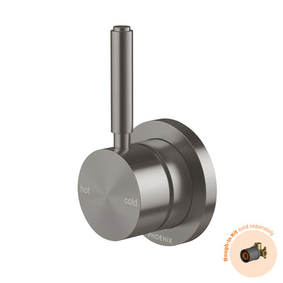 Phoenix Vivid MKII SwitchMix Shower / Wall Mixer Pin Up (Fit-Off Kit Only) Brushed Carbon – Lead Free