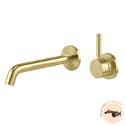 Phoenix Vivid MKII SwitchMix Wall Basin / Bath Mixer Set Pin Up (Fit-Off Kit Only) Brushed Gold – Lead Free