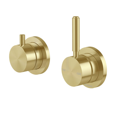 Phoenix Vivid MKII SwitchMix Shower / Bath Diverter Mixer Pin Up (Complete Kit) Brushed Gold – Lead Free