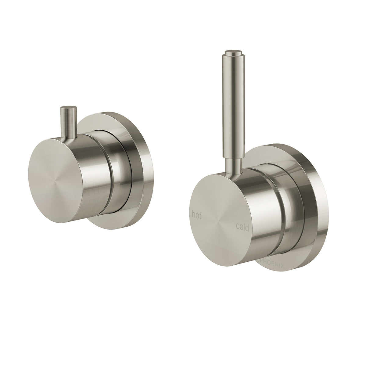 Phoenix Vivid MKII SwitchMix Shower / Bath Diverter Mixer Pin Up (Complete Kit) Brushed Nickel – Lead Free
