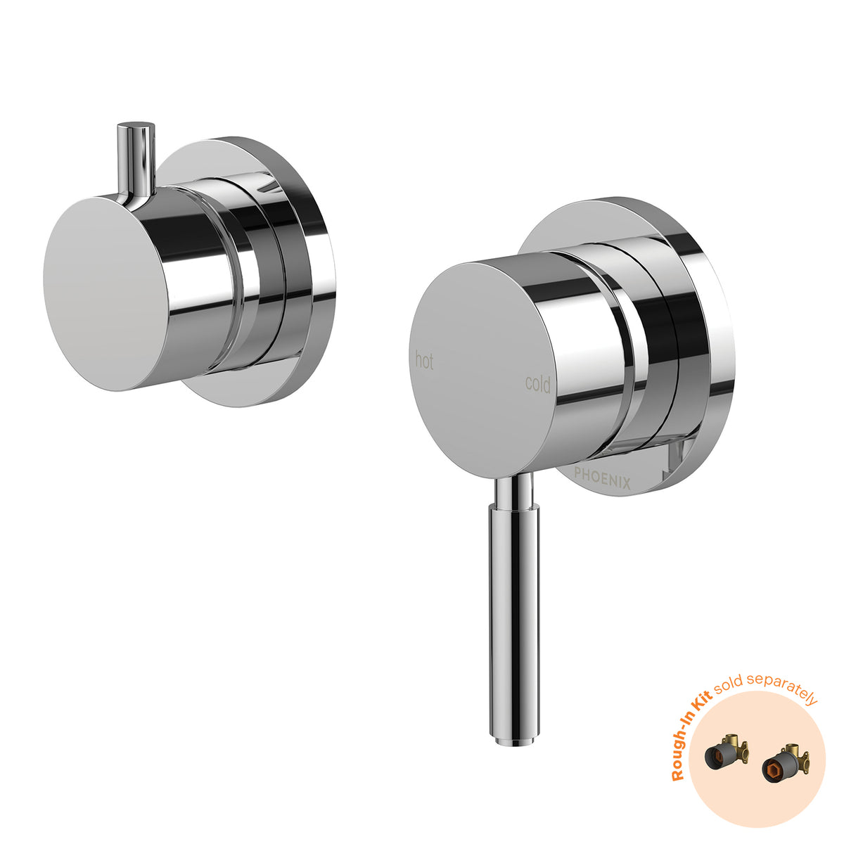 Phoenix Vivid MKII SwitchMix Shower / Bath Diverter Mixer (Fit-Off Kit Only) Chrome – Lead Free