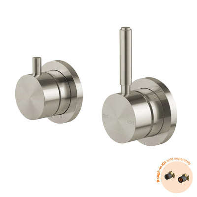 Phoenix Vivid MKII SwitchMix Shower / Bath Diverter Mixer Pin Up (Fit-Off Kit Only) Brushed Nickel – Lead Free