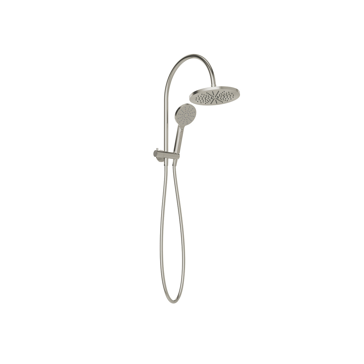 Phoenix Vivid MKII Compact Twin Shower Brushed Nickel