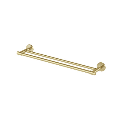 Phoenix Vivid MKII Double Towel Rail 600mm Brushed Gold