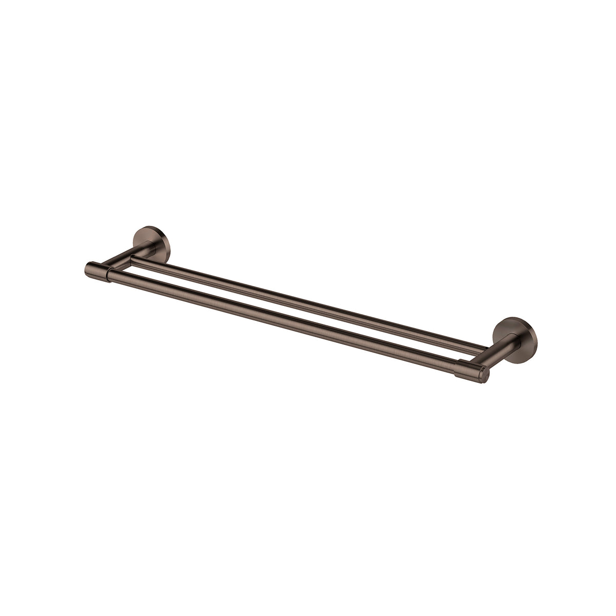 Phoenix Vivid MKII Double Towel Rail 600mm Brushed Bronze