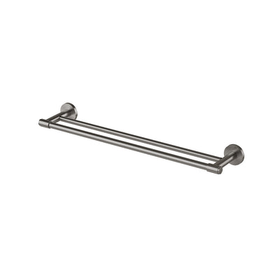 Phoenix Vivid MKII Double Towel Rail 600mm Brushed Carbon