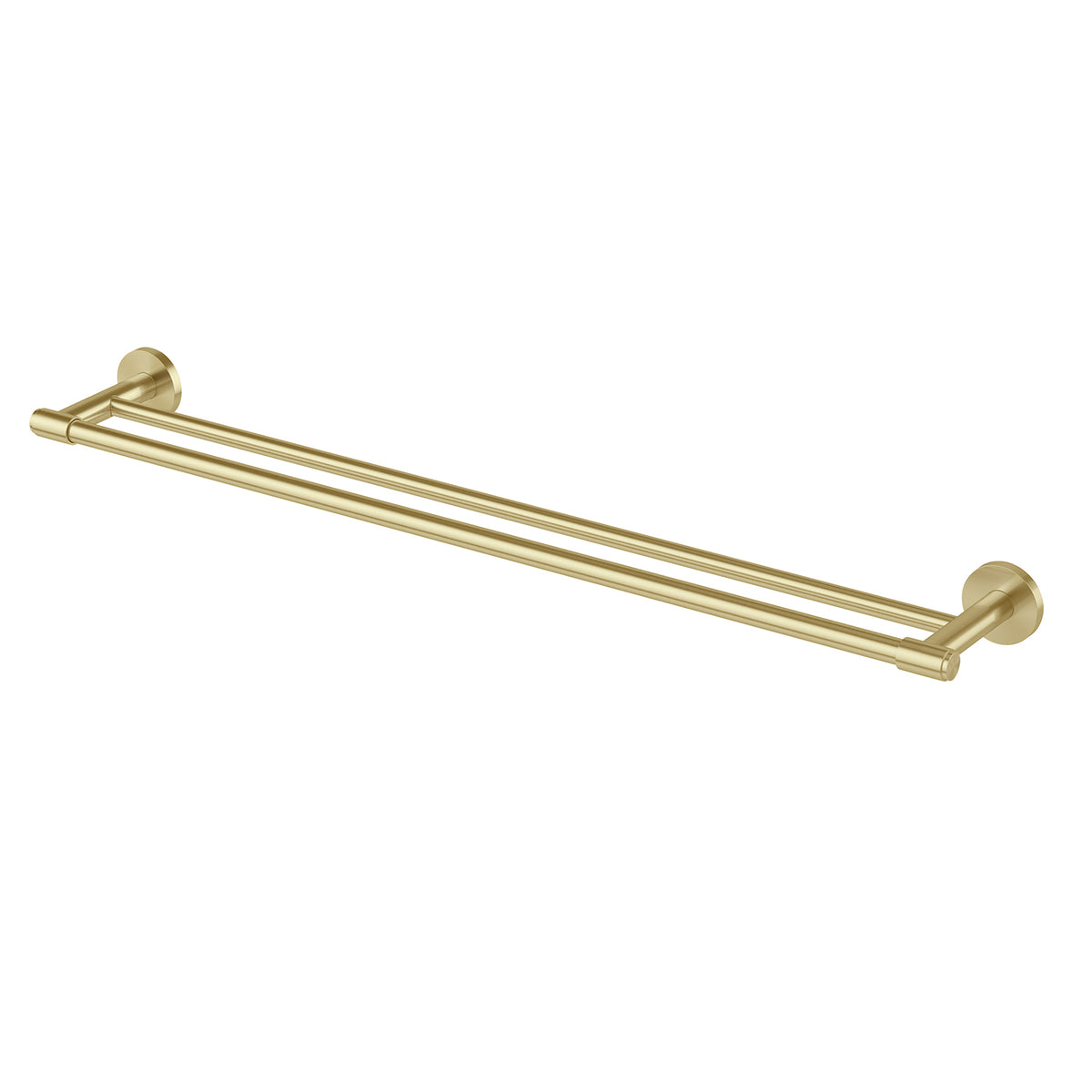Phoenix Vivid MKII Double Towel Rail 800mm Brushed Gold