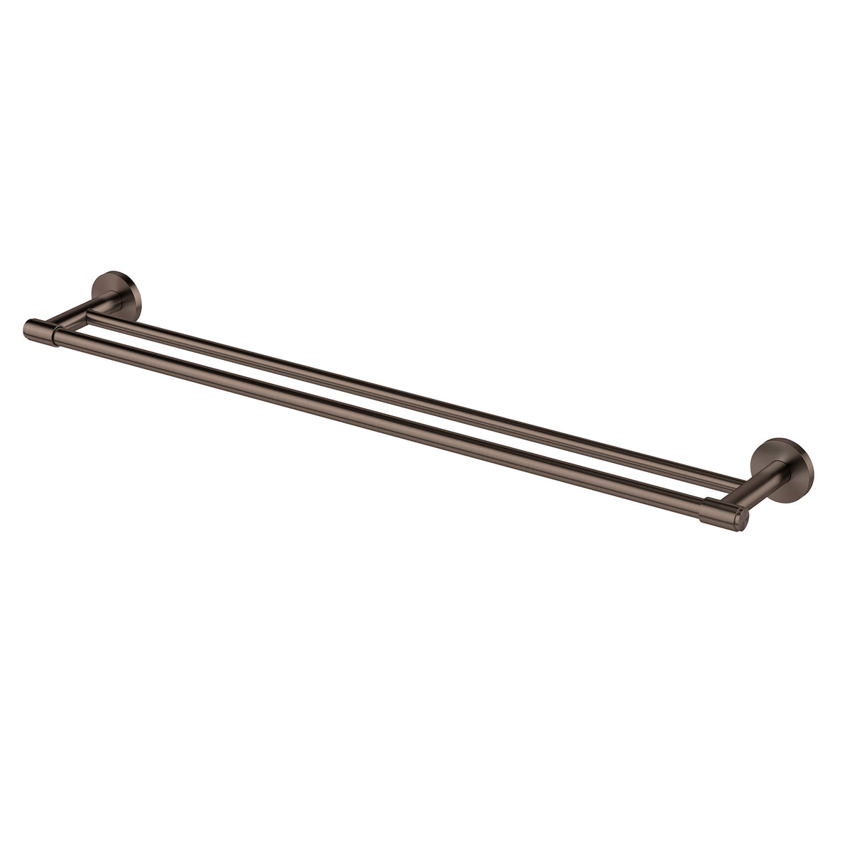 Phoenix Vivid MKII Double Towel Rail 800mm Brushed Bronze