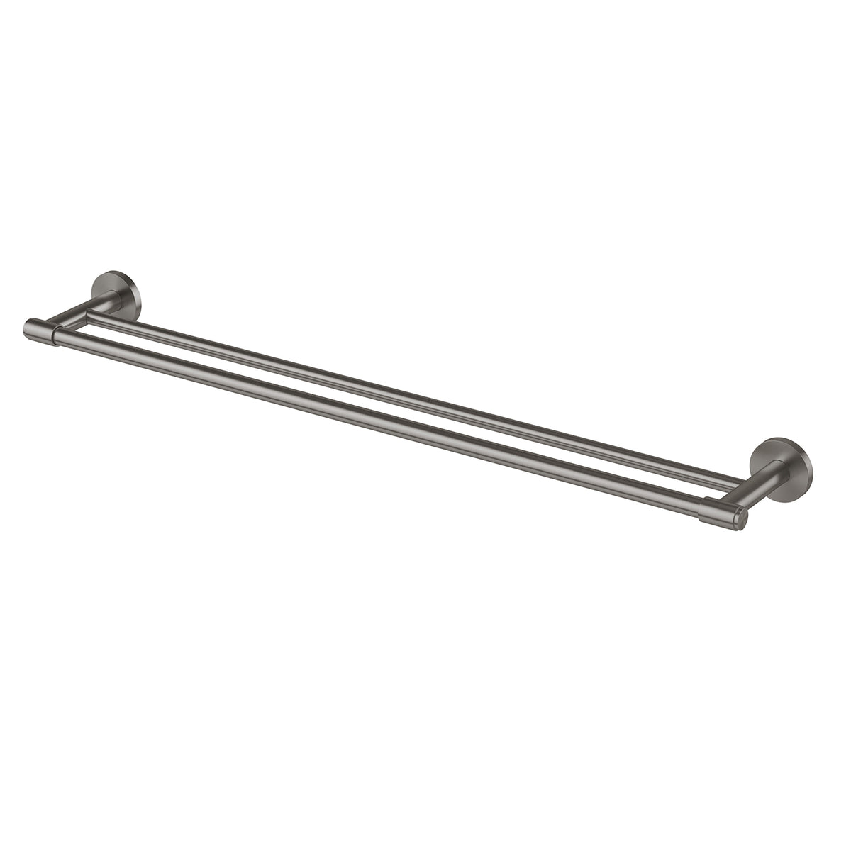 Phoenix Vivid MKII Double Towel Rail 800mm Brushed Carbon