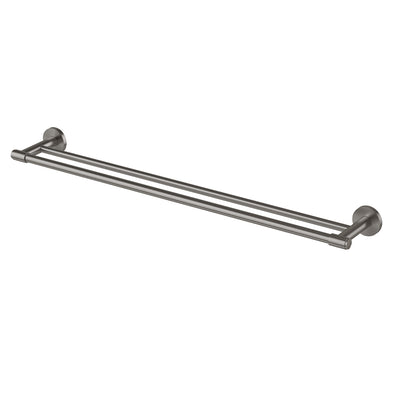Phoenix Vivid MKII Double Towel Rail 800mm Brushed Carbon