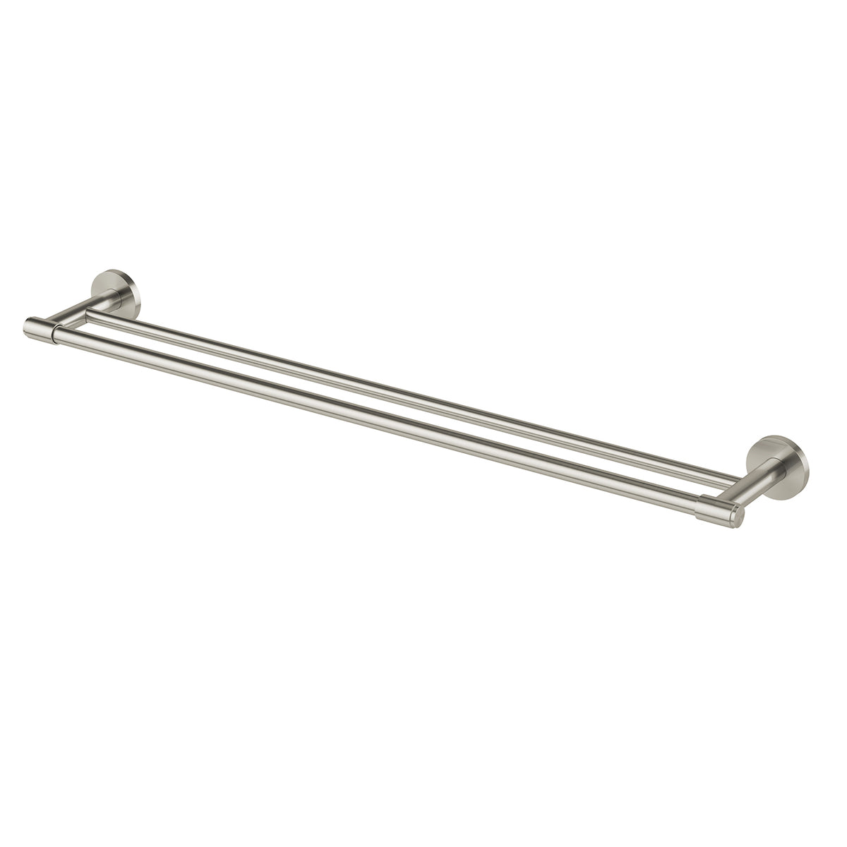 Phoenix Vivid MKII Double Towel Rail 800mm Brushed Nickel