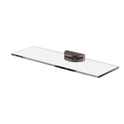 Phoenix Vivid MKII Glass Shelf 300mm Brushed Bronze