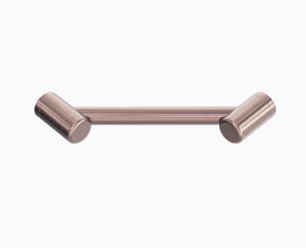Nero Mecca Care 25mm Footrest Corner Grab Rail 215mm Brushed Bronze