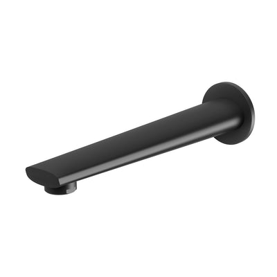 Phoenix Arlo Wall Bath Outlet 200mm Matte Black