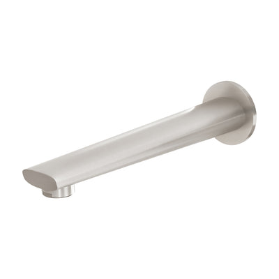 Phoenix Arlo Wall Bath Outlet 200mm Brushed Nickel