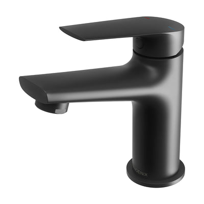 Phoenix Arlo Basin Mixer 6 Star Matte Black – Lead Free