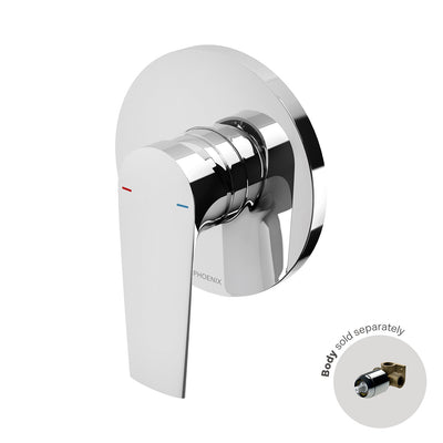 Phoenix Arlo Shower / Wall Mixer (Trim Kit Only) Chrome