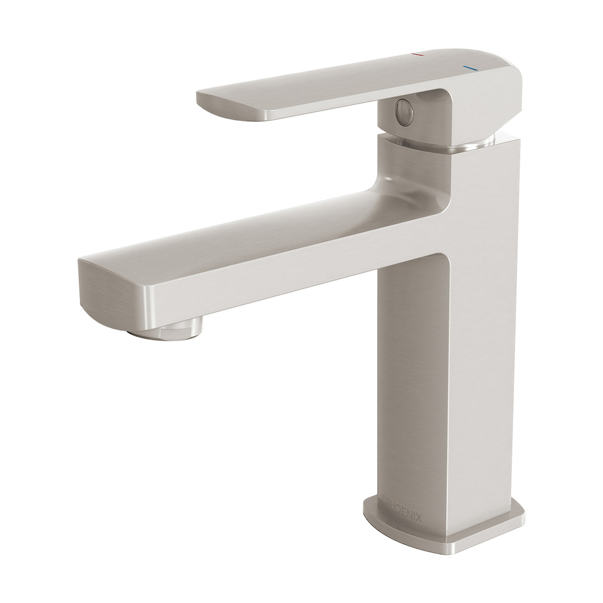 Phoenix Teva Basin Mixer 6 Star Brushed Nickel – Lead Free