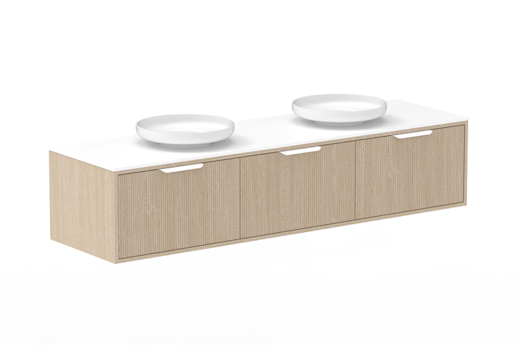 ADP Clifton Wall Hung Vanity Cherry Pie Benchtop