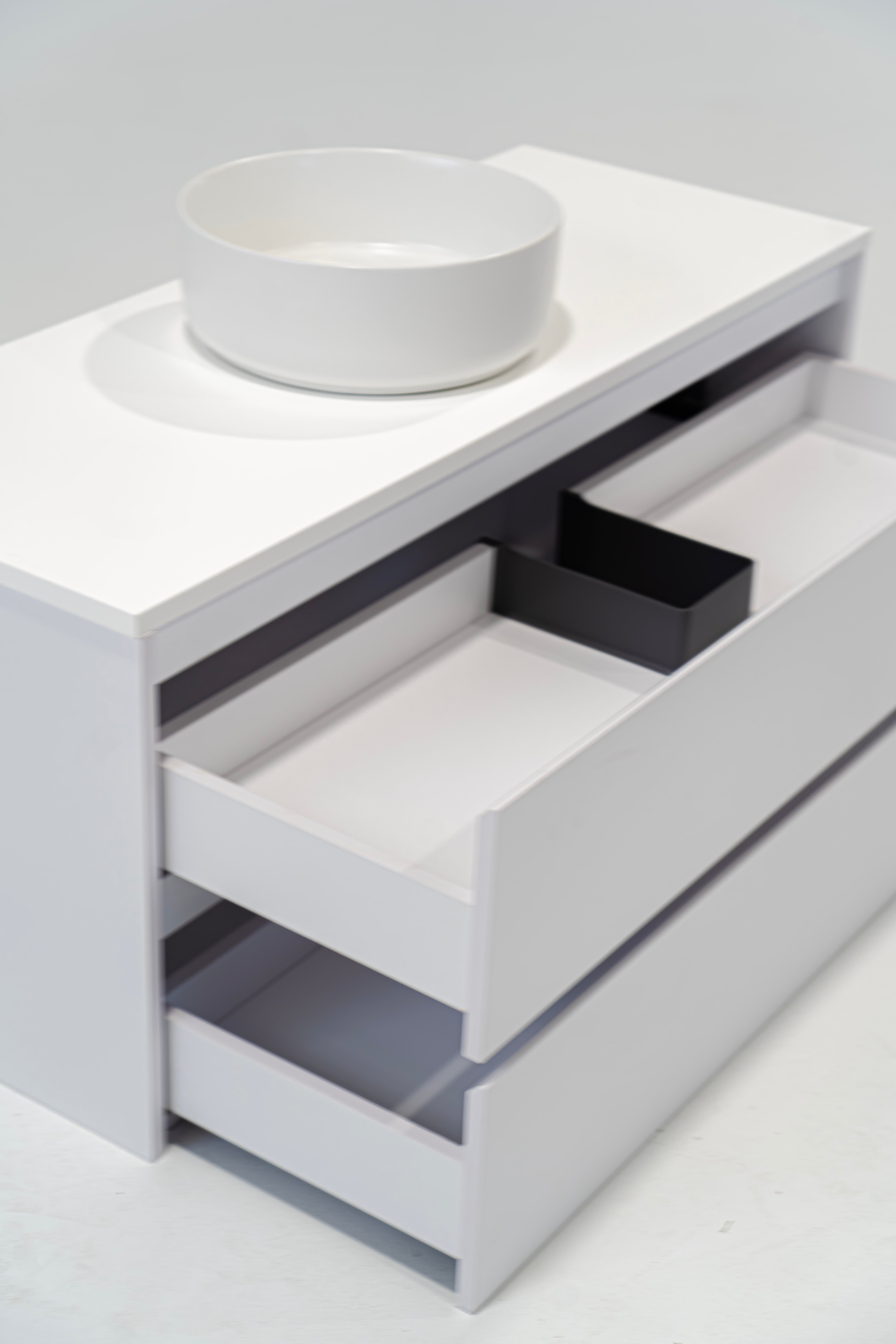 Mimi White Wall Hung Vanity Unit