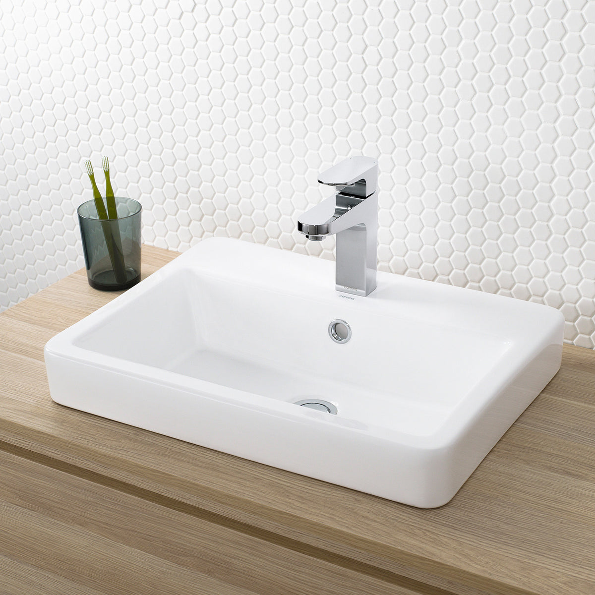 Caroma Basa Inset Basin 1TH – Designer Bathware