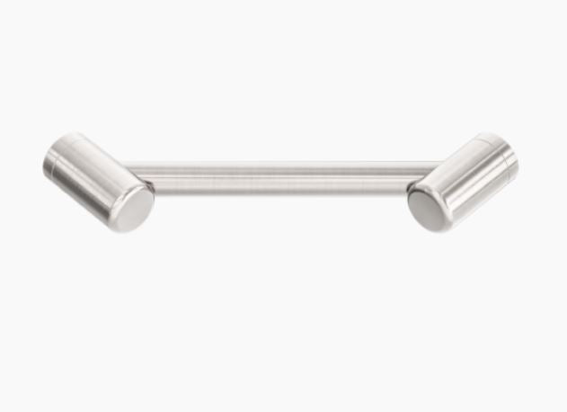 Nero Mecca Care 25mm Footrest Corner Grab Rail 215mm Brushed Nickel