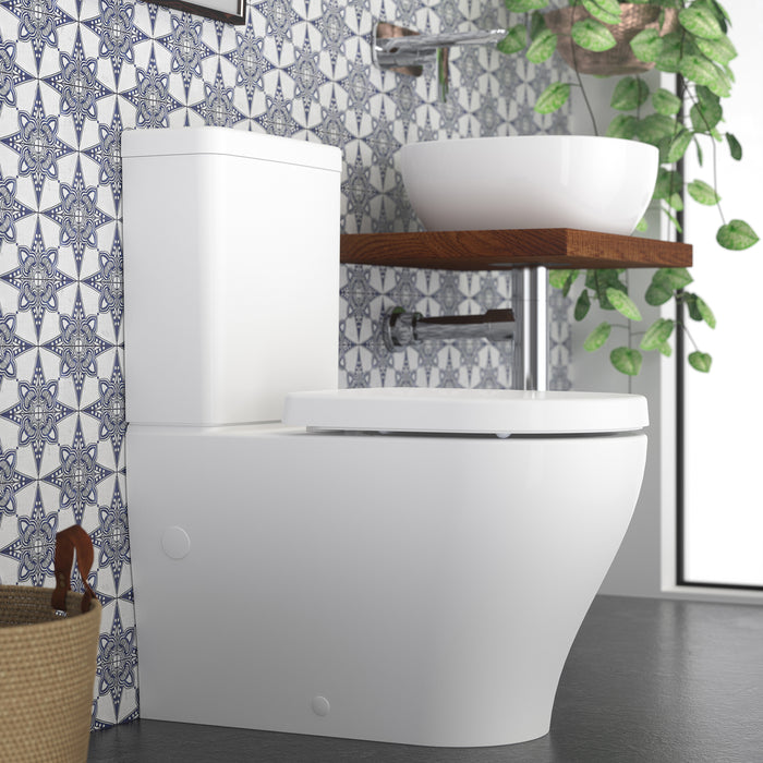 Caroma Wall Faced Toilet Suite Back Entry