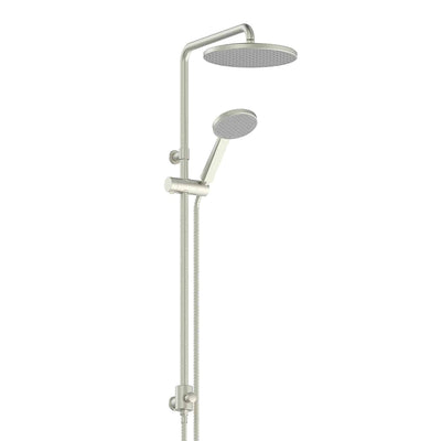 Greens Glide RainBoost Twin Rail Shower - PVD Brushed Nickel