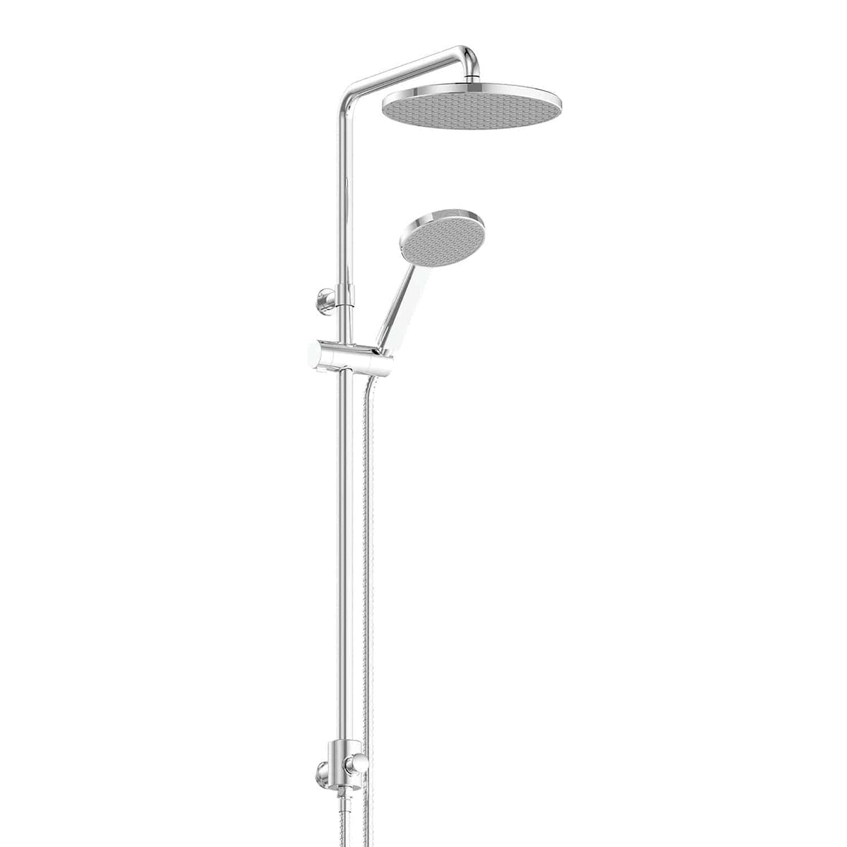 Glide RainBoost Twin Rail Shower - Chrome