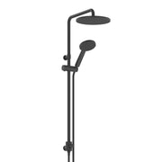 Glide RainBoost Twin Rail Shower - Matte Black