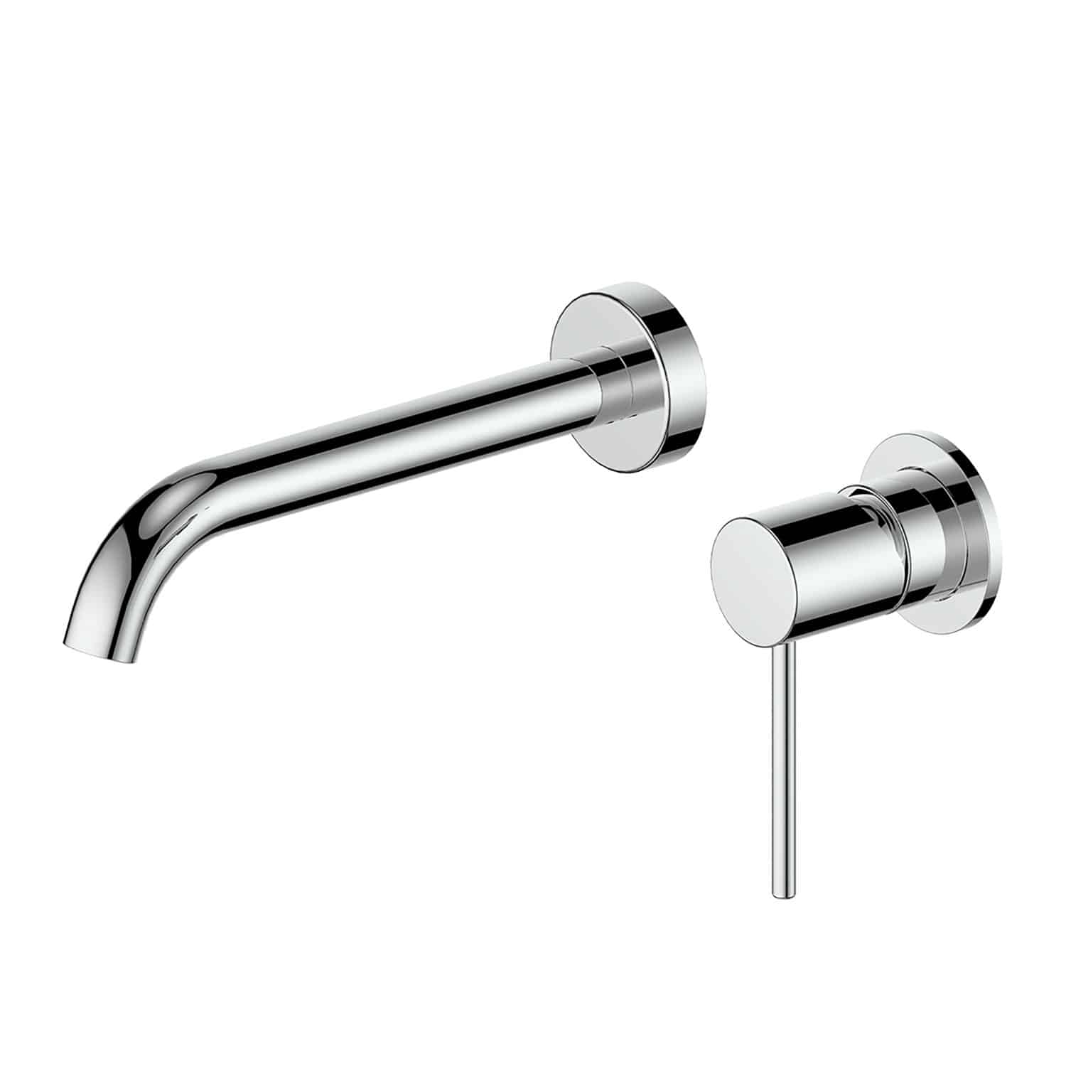 Greens Gisele Wall Basin / Bath Mixer Set Chrome