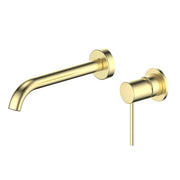Greens Gisele Wall Basin / Bath Mixer Set Brushed Brass