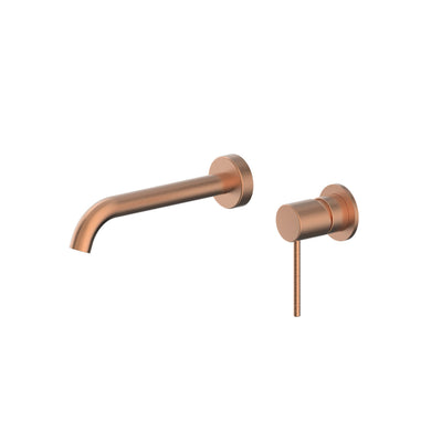 Greens Gisele Wall Basin / Bath Mixer Set Brushed Copper