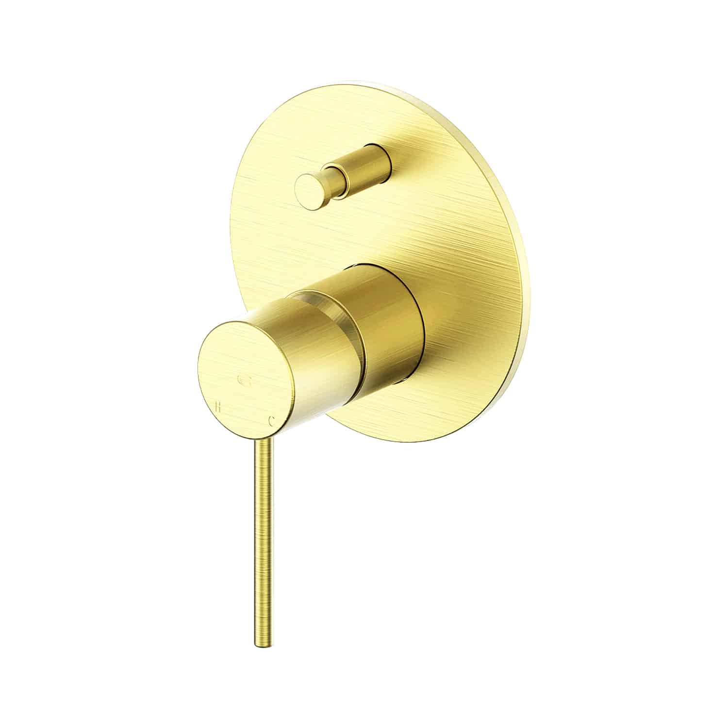 Greens Giselle Shower Diverter Mixer Brushed Brass