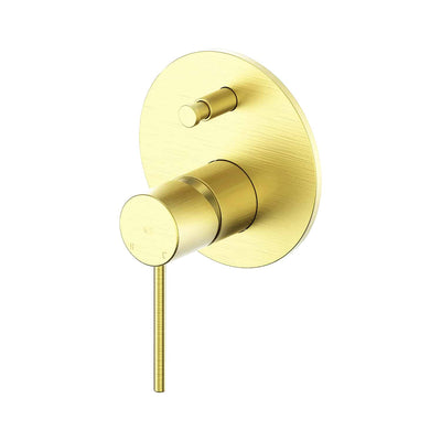Greens Giselle Shower Diverter Mixer Brushed Brass