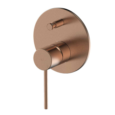 Greens Giselle Shower Diverter Mixer Brushed Copper