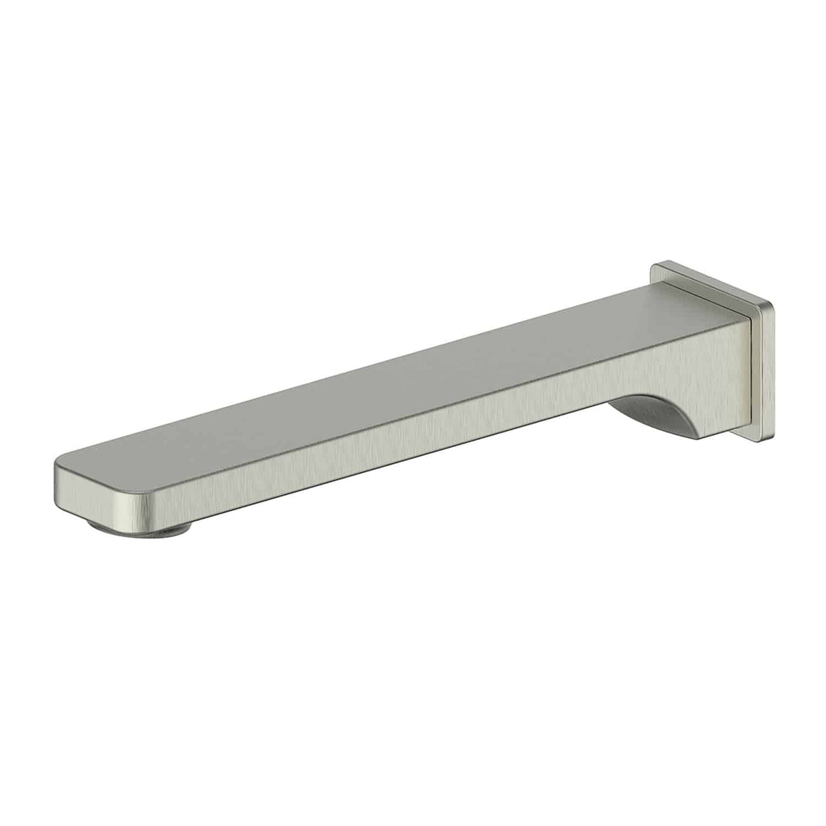 Swept Bath Spout - PVD Brushed Nickel