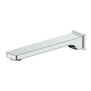 Swept Bath Spout - Chrome
