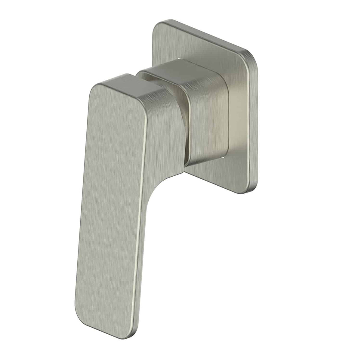 Swept Shower Mixer Trim Set - PVD Brushed Nickel