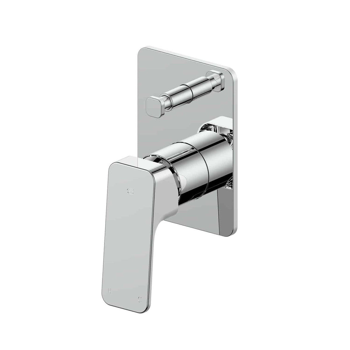 Swept Shower Diverter Mixer - Chrome