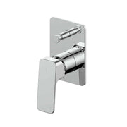 Swept Shower Diverter Mixer - Chrome
