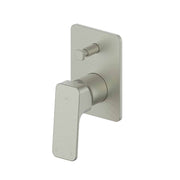 Swept Shower Diverter Mixer - PVD Brushed Nickel