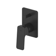 Swept Shower Diverter Mixer - PVD Matte Black